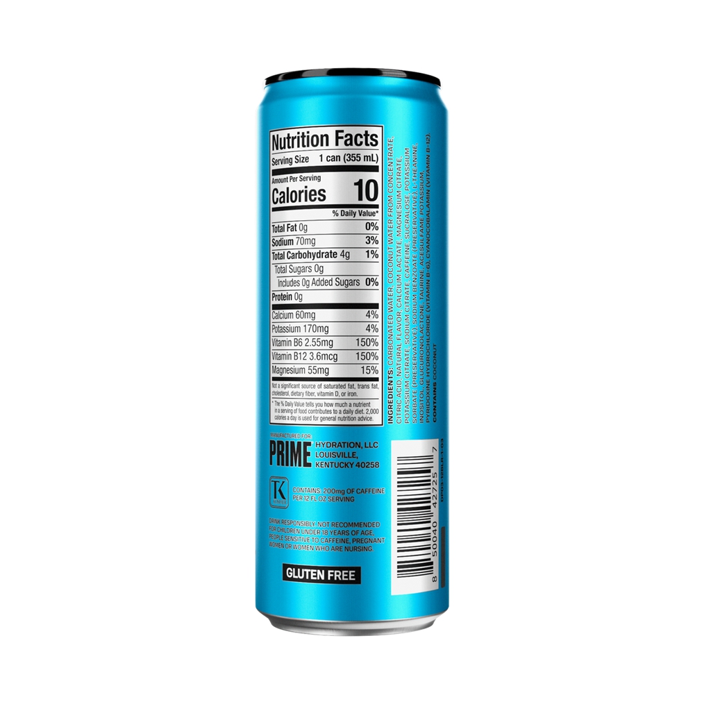 Blue Prime Blue Raspberry 12PK Energy Drink | MF7183945