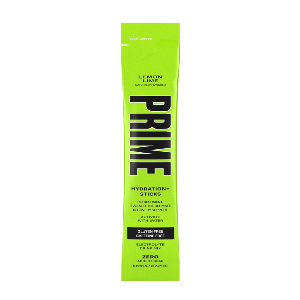 Green Prime Lemon Lime 6PK Hydration Sticks | WZ5301946