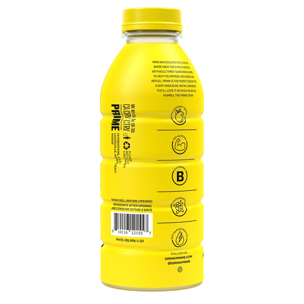 Yellow Prime Lemonade 12PK Hydration Drink | CH8523104